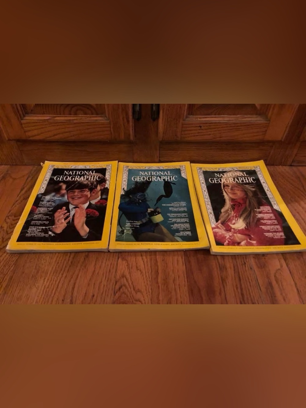 National Geographic Yellow-Edged Magazine Cover - Iconic Home Accent